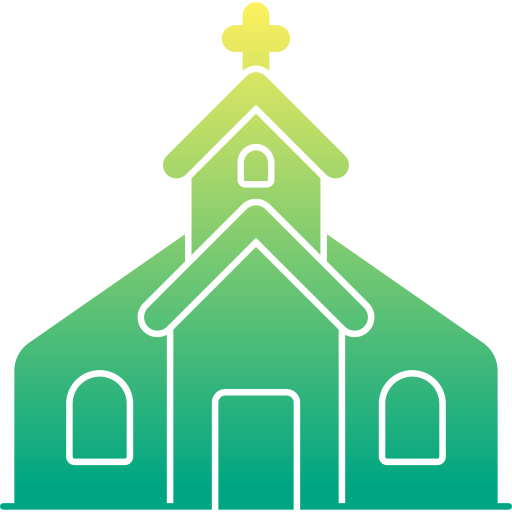 chiesa Generic Flat Gradient icona