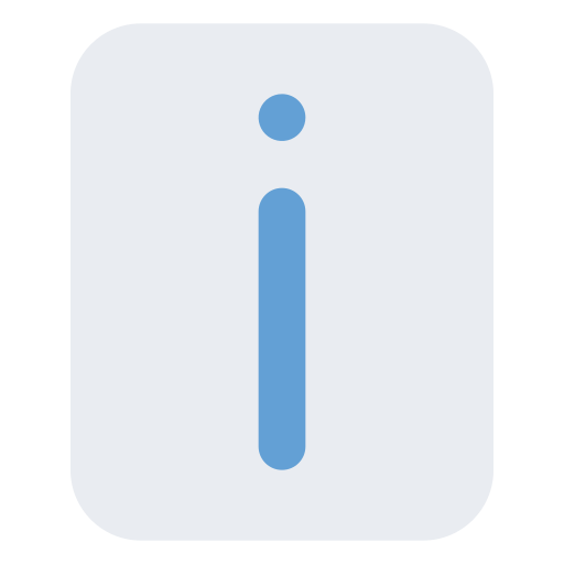 정보 Generic Blue icon