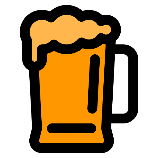 jarro de cerveza Generic Outline Color icono