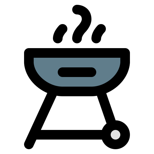 バーベキューグリル Generic Outline Color icon