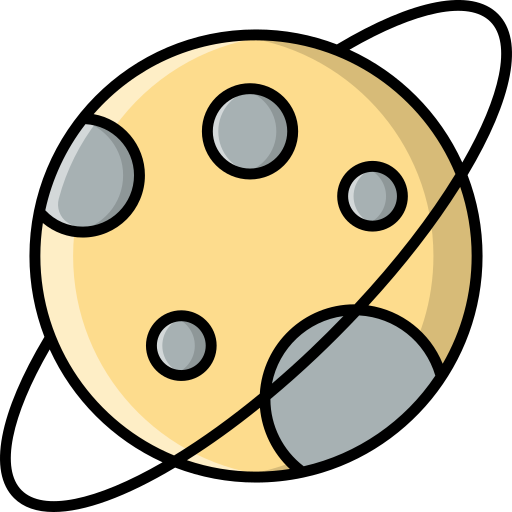 planet Generic Outline Color icon