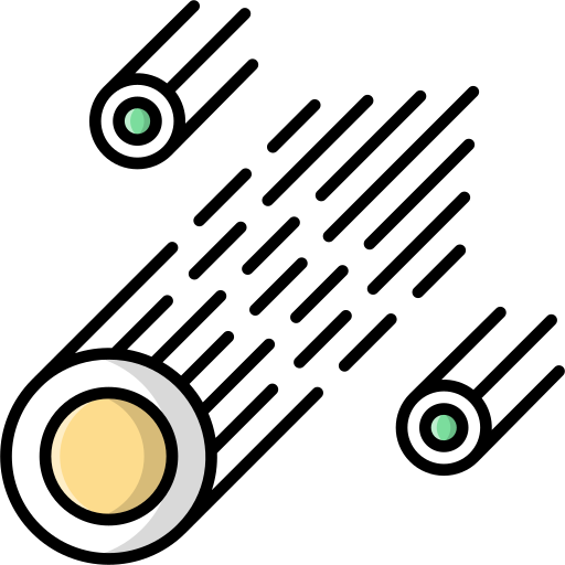 Комета Generic Outline Color иконка