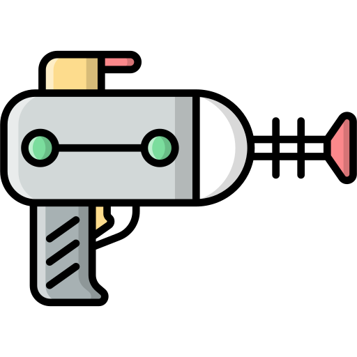 Лазерная пушка Generic Outline Color иконка