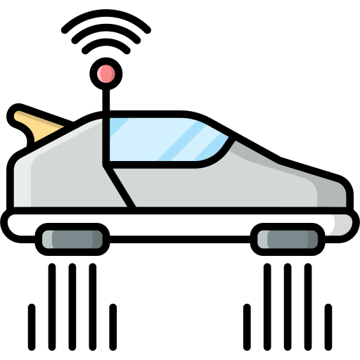 スペースカー Generic Outline Color icon