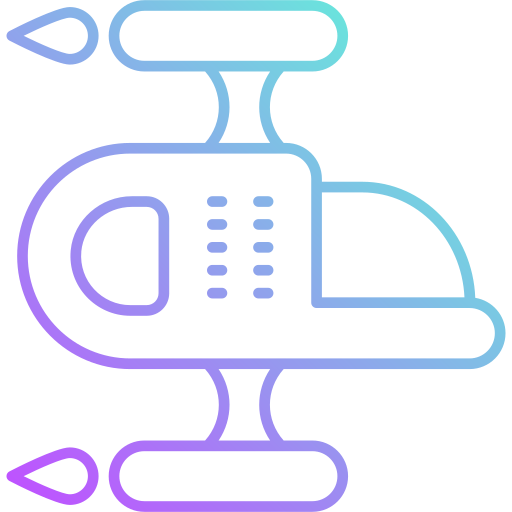 statek kosmiczny Generic Gradient ikona