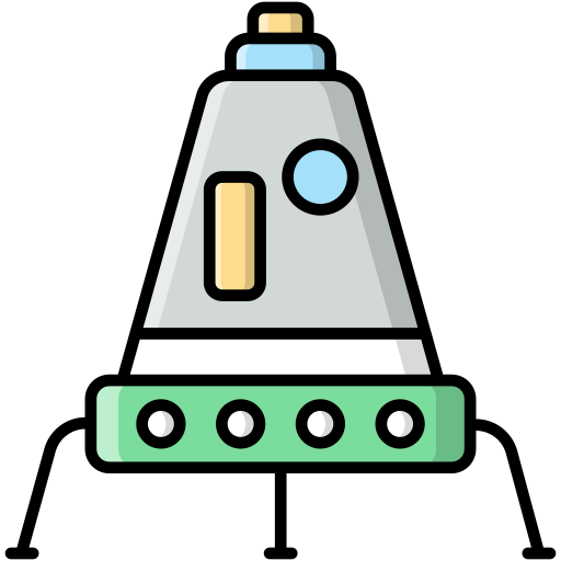 Lunar module Generic Outline Color icon