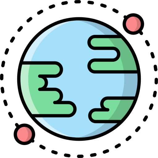 orbit Generic Outline Color icon