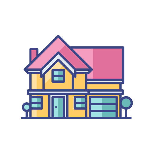 huis Generic Outline Color icoon