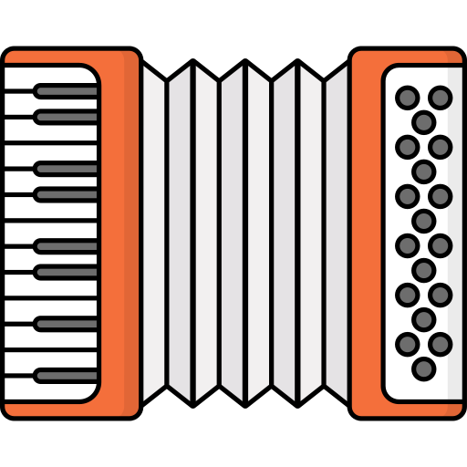 accordéon Generic Outline Color Icône