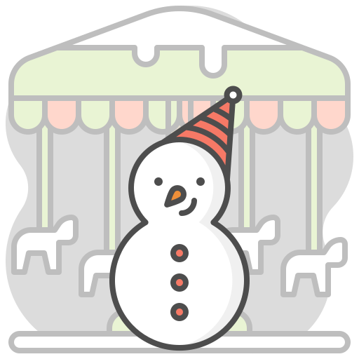 bonhomme de neige Generic Outline Color Icône