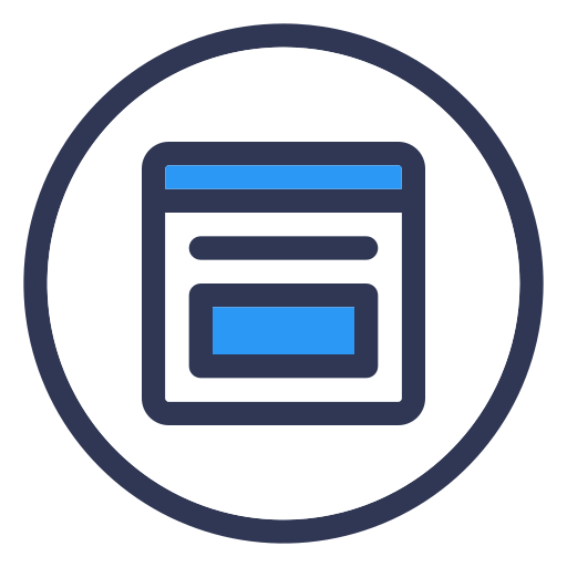 web Generic Blue icono