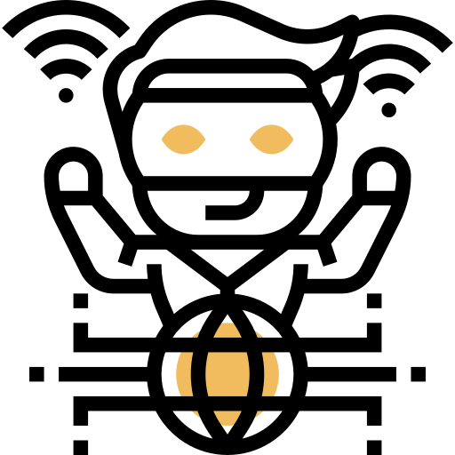 bezpieczeństwo cybernetyczne Meticulous Yellow shadow ikona