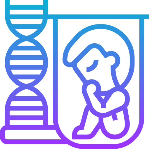 inżynieria genetyczna Meticulous Gradient ikona