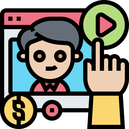 Video marketing Meticulous Lineal Color icon