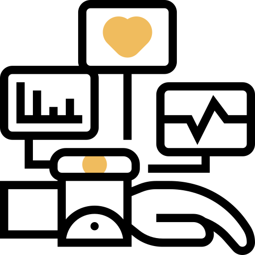 Smartwatch Meticulous Yellow shadow icon