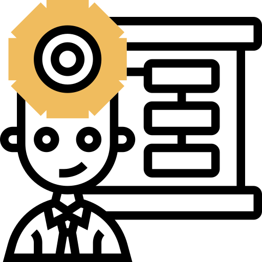 planificación Meticulous Yellow shadow icono