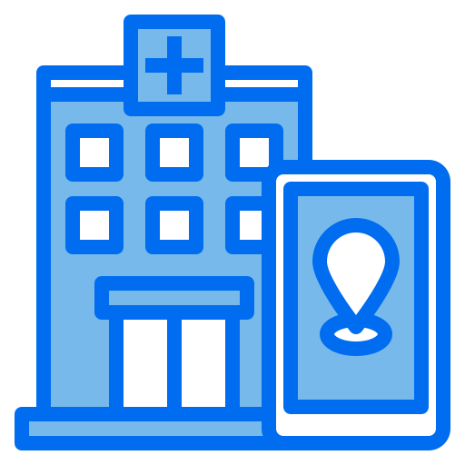 ziekenhuis Payungkead Blue icoon
