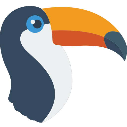 toucan Basic Miscellany Flat Icône