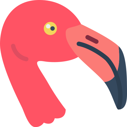 flamingo Basic Miscellany Flat Ícone