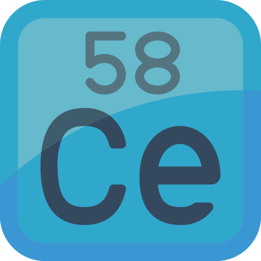 chemisches element Basic Miscellany Flat icon