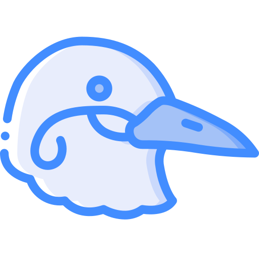 uccello Basic Miscellany Blue icona