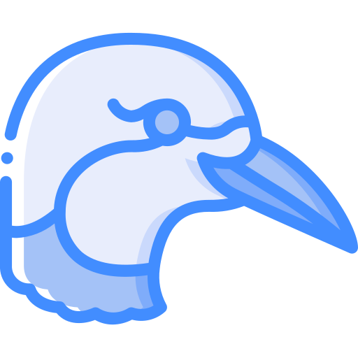 pájaro Basic Miscellany Blue icono