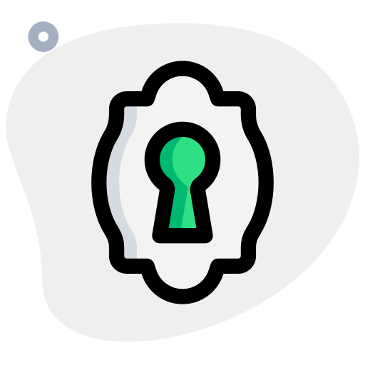 buco della serratura Generic Rounded Shapes icona