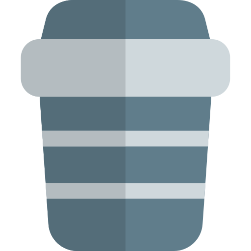 tazza di caffè Pixel Perfect Flat icona
