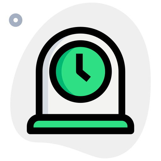 Desk clock Generic Rounded Shapes icon