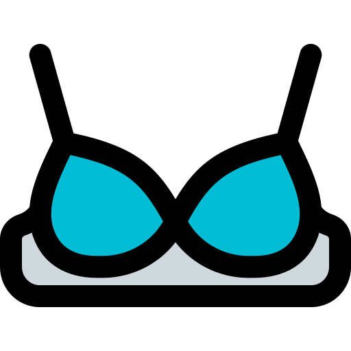 Brassiere Pixel Perfect Lineal Color icon