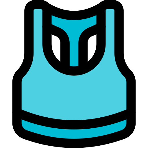sujetador deportivo Pixel Perfect Lineal Color icono