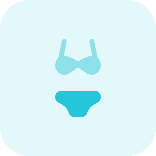 Bikini Pixel Perfect Tritone icon