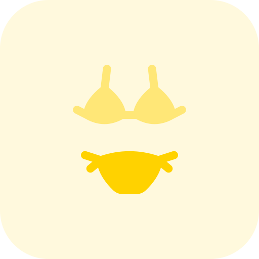 Bikini Pixel Perfect Tritone icon