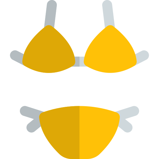 Bikini Pixel Perfect Flat icon