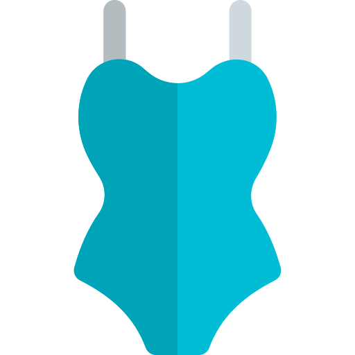 traje de baño Pixel Perfect Flat icono