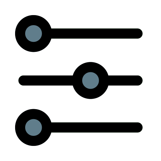 equalizer Pixel Perfect Lineal Color icon