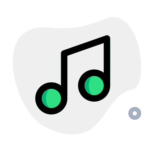 Music note Generic Rounded Shapes icon