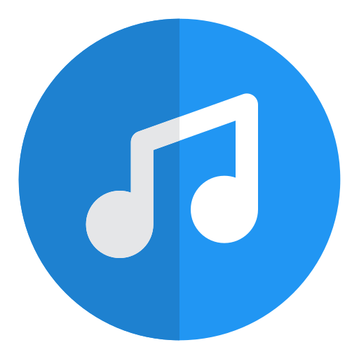 Music note Pixel Perfect Flat icon