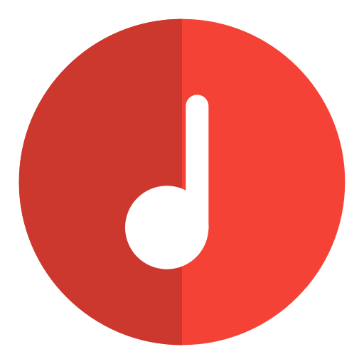 nota musical Pixel Perfect Flat icono