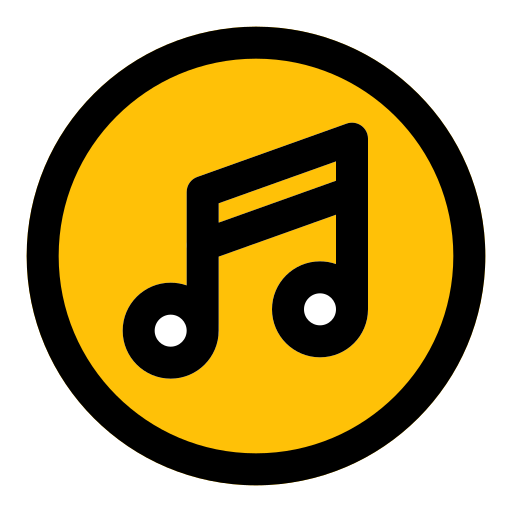 Music note Pixel Perfect Lineal Color icon