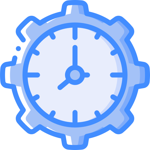 Time management Basic Miscellany Blue icon