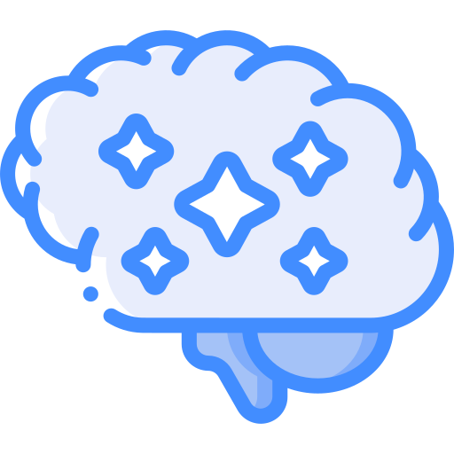 cérebro Basic Miscellany Blue Ícone