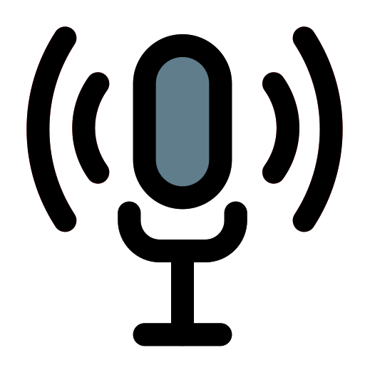 podcast Pixel Perfect Lineal Color Ícone