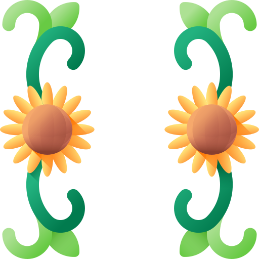 꽃 무늬 3D Color icon