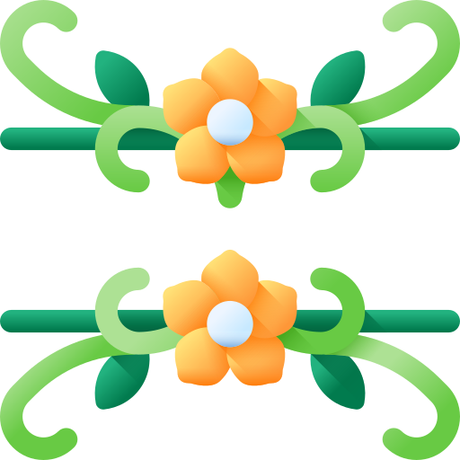 花のデザイン 3D Color icon