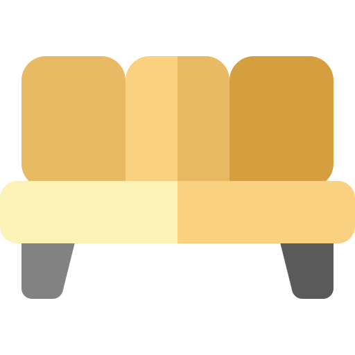 Sofa Basic Rounded Flat icon
