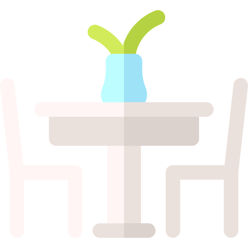 식사 테이블 Basic Rounded Flat icon