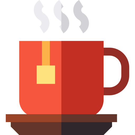 tè caldo Basic Straight Flat icona