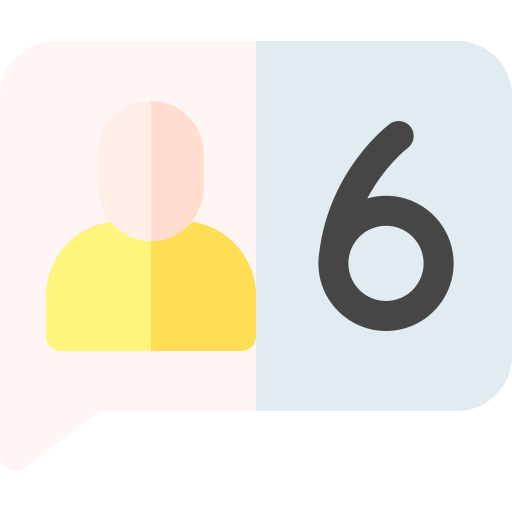 Friend request Basic Rounded Flat icon
