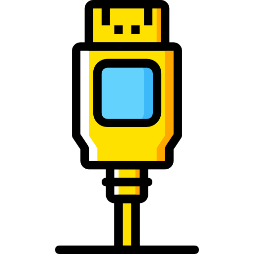 hdmi Basic Miscellany Yellow icono